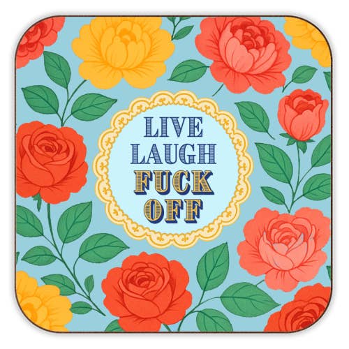 Live Laugh Coaster