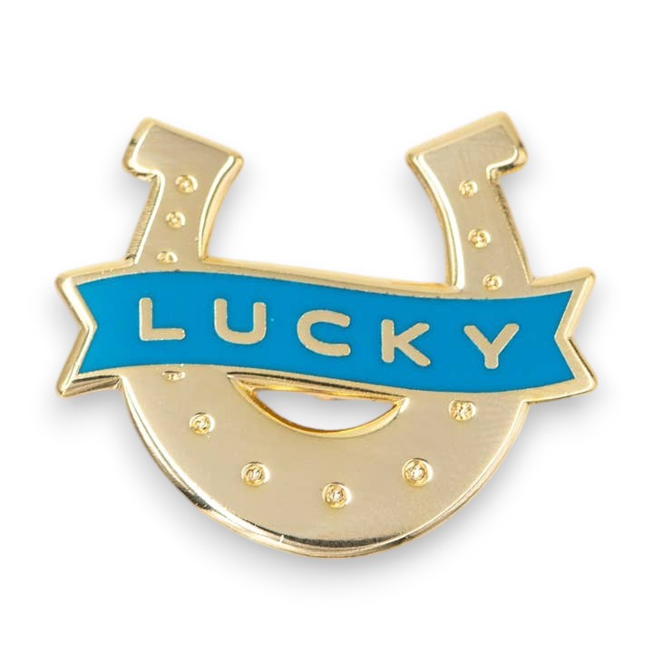 Lucky Enamel Pin