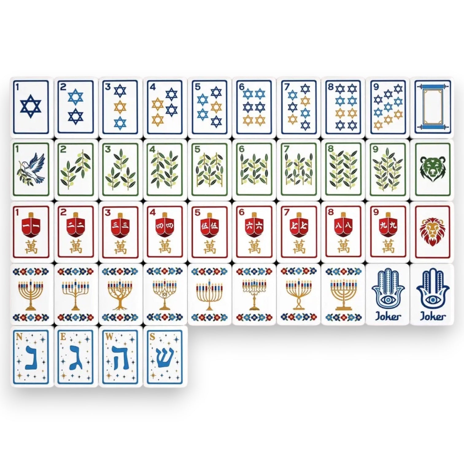 Chanukah Mahjong Set