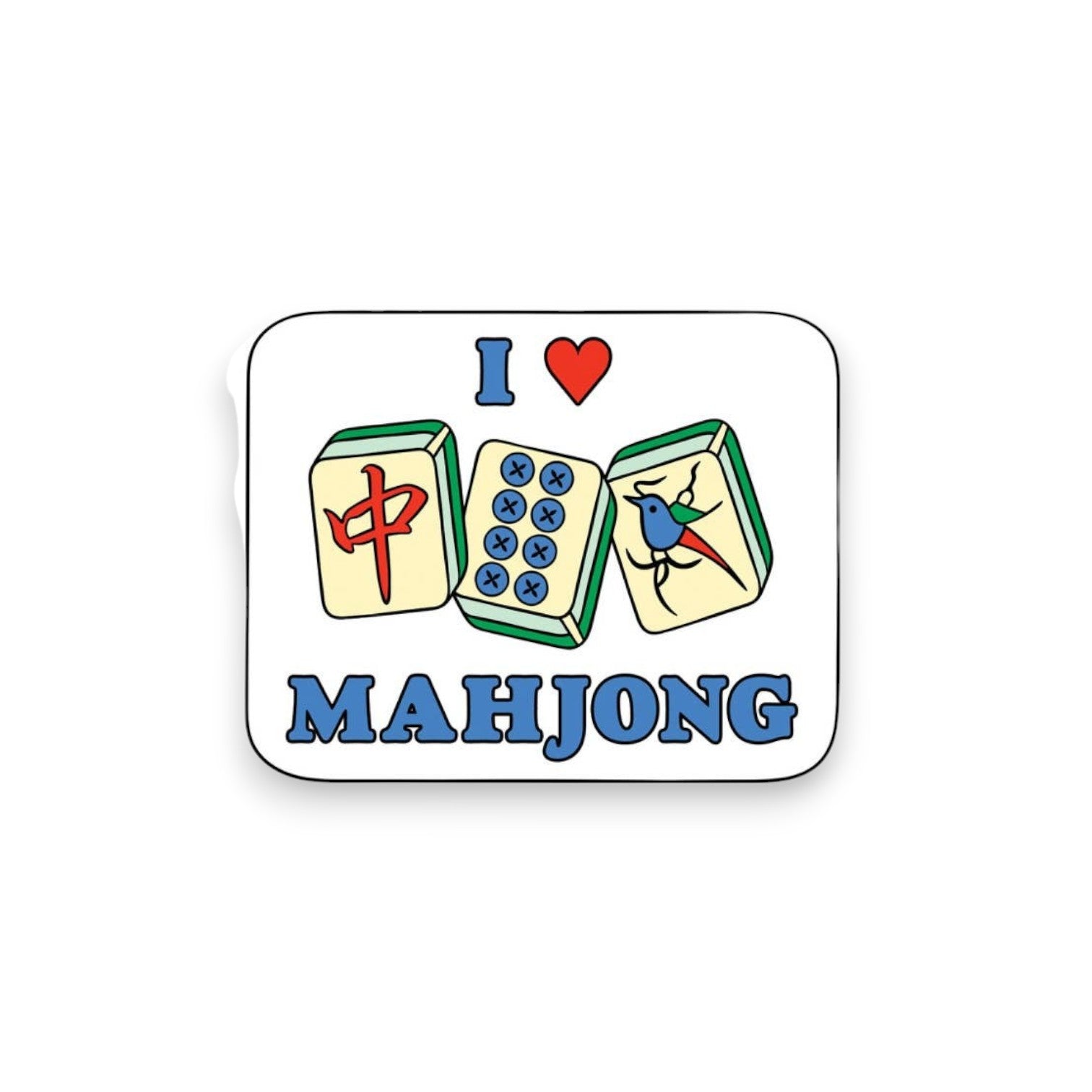 I Love Mahjong Pin