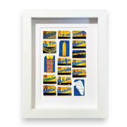 Metro Card Framed Print