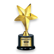 World's Best Mom Star Trophy