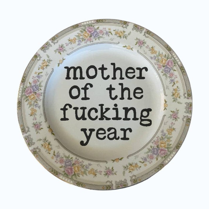 Mother Of The Year Plate