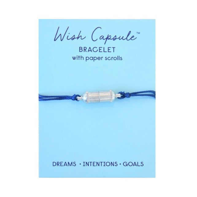 Wish Capsule Navy Bracelet