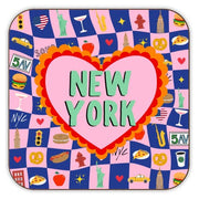 New York Heart Coaster
