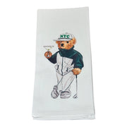 NYC Golf Bear Kitchen Towel