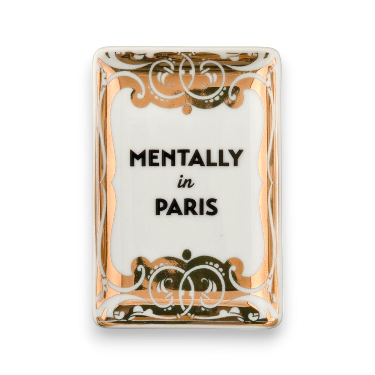 Mentally In Paris Trinket Tray