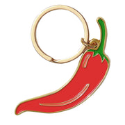 Chili Pepper Enamel Keychain