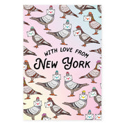 Love Fron Ny Pigeon Postcard