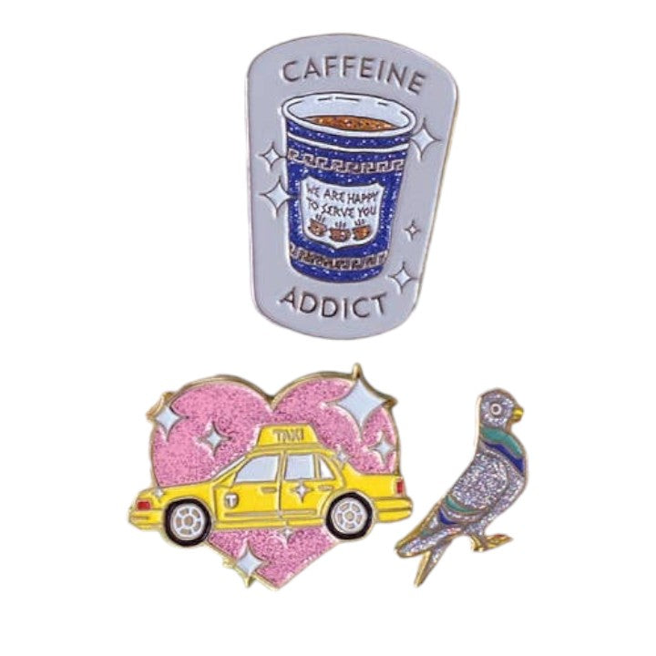 Glitter NYC Enamel Pin Set