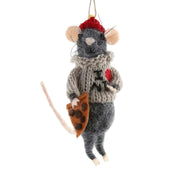 NYC Rat Felt Ornament