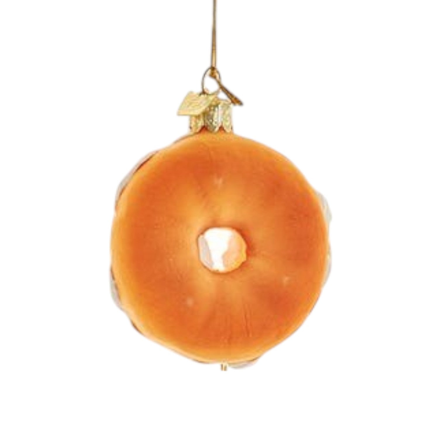 Bagel Glass Ornament
