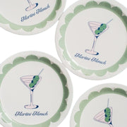 Martini Mensch Paper Plates
