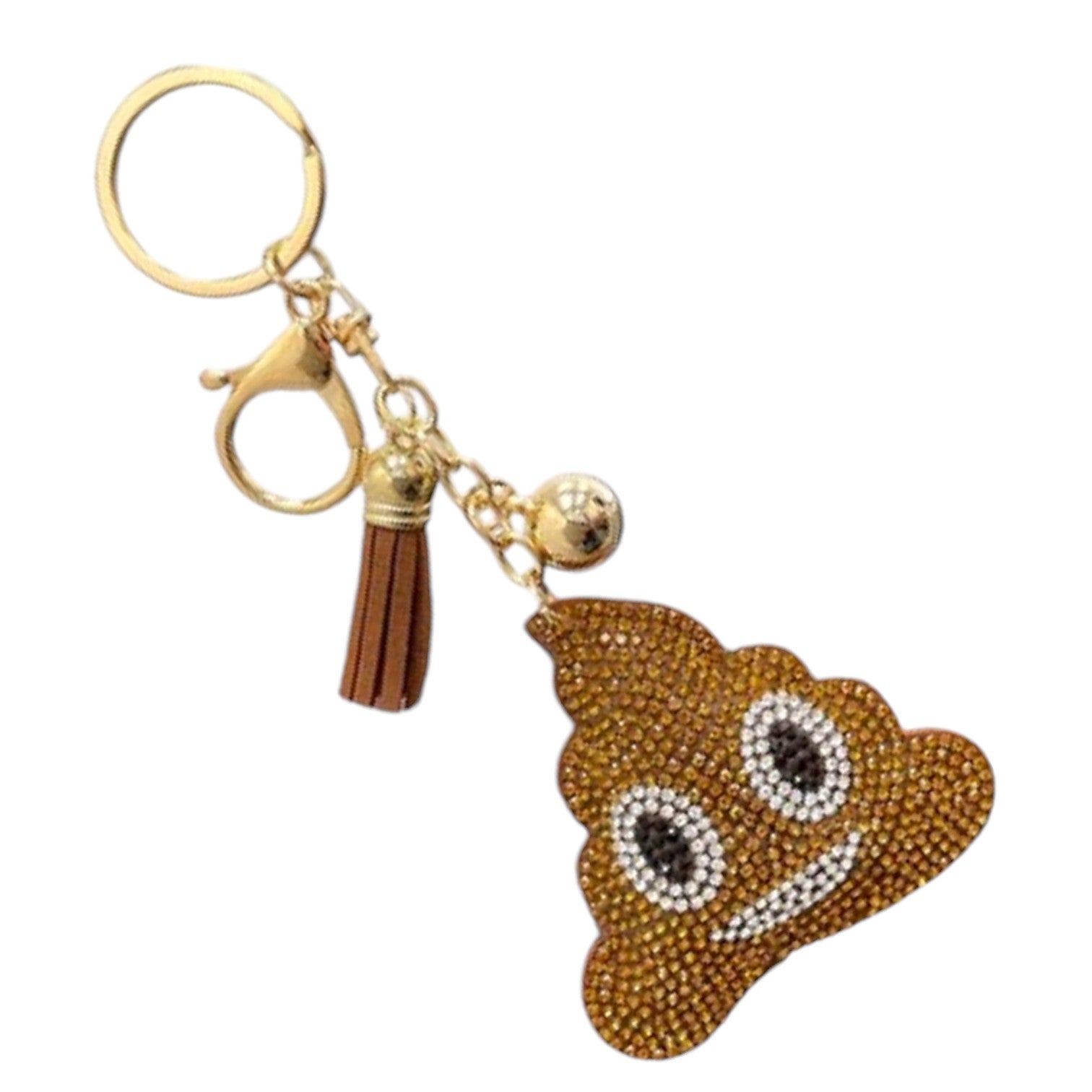 Rhinestone Poop Keychain – Boyar Gifts NYC