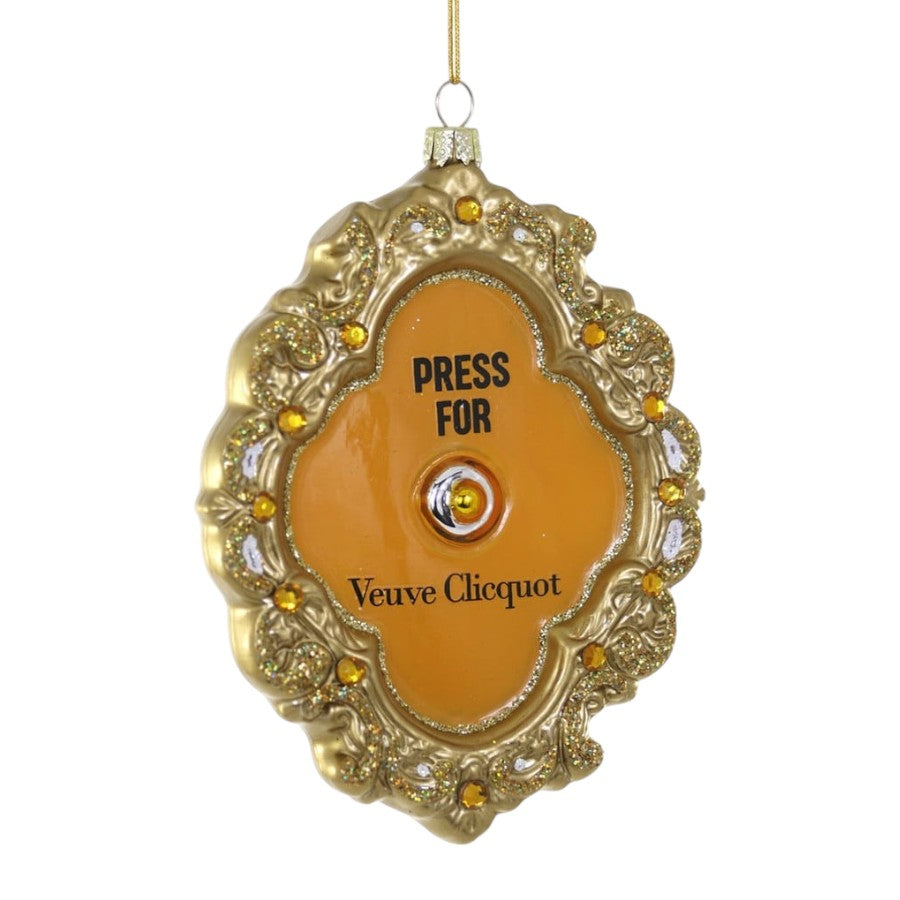 Press For Veuve Ornament