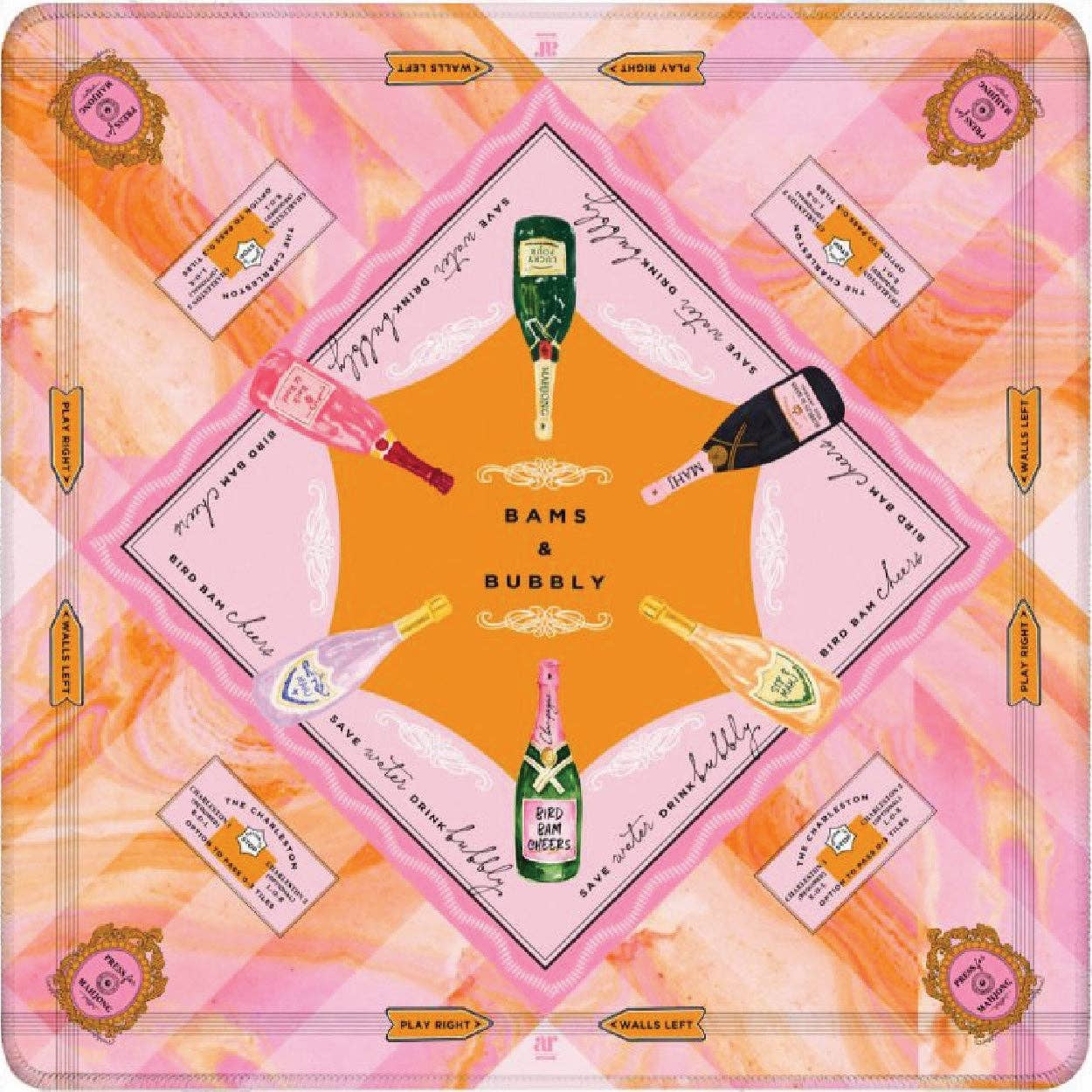 Mahjong Mat Press For Champagne