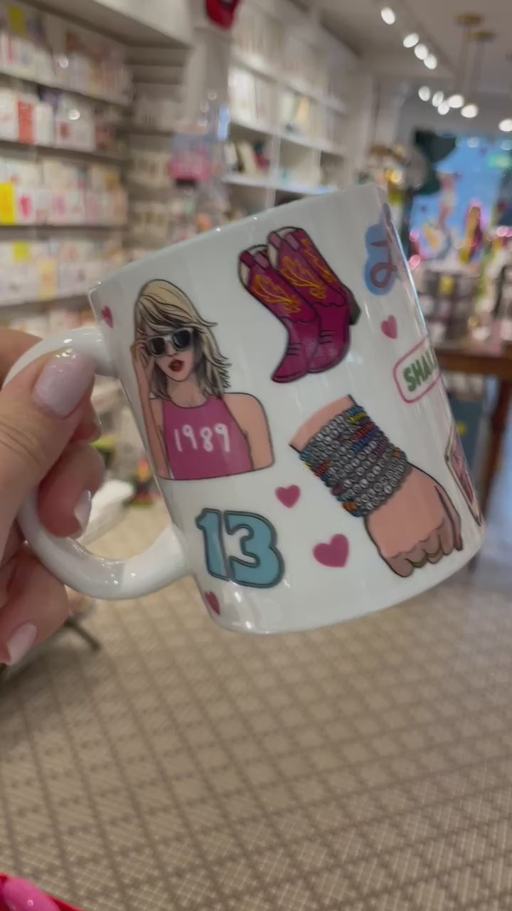 Load video: Swiftie Collage Coffee Mug