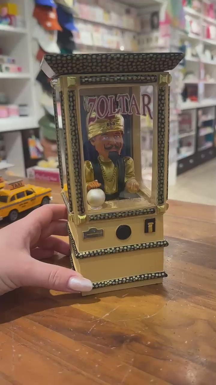 Load video: Zoltar Talking Bobblehead