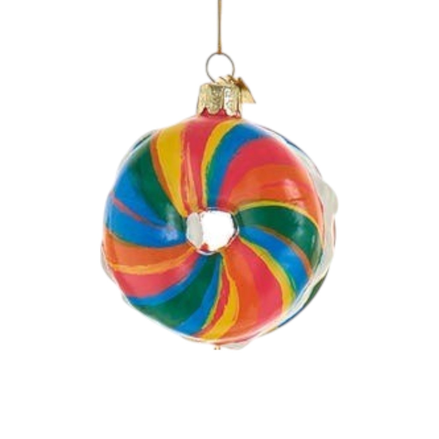 Bagel Glass Ornament