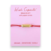 Wish Capsule Red Bracelet