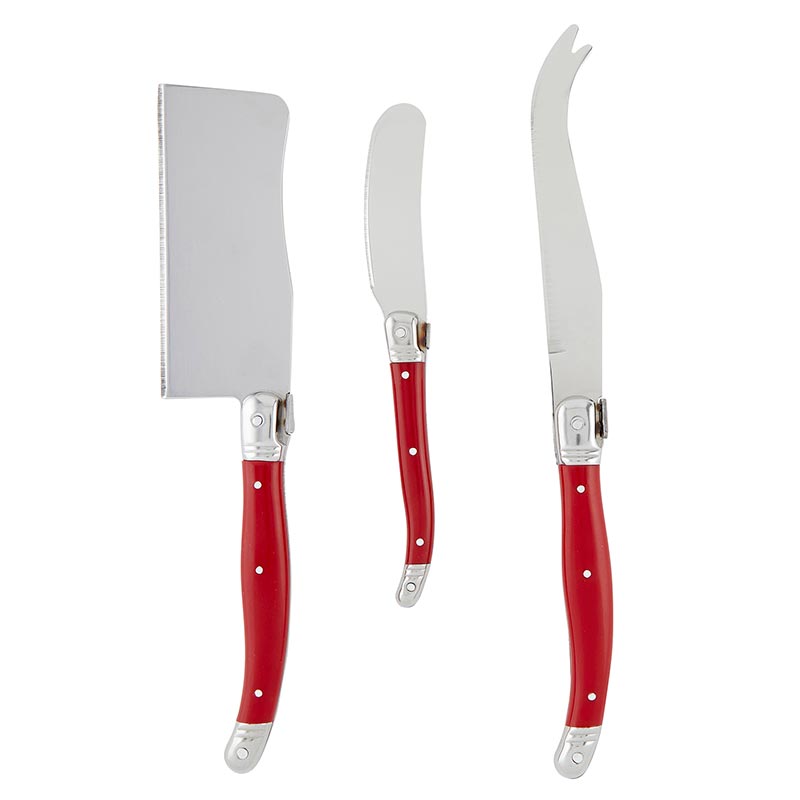 Fa La La La Charcuterie Knives Red