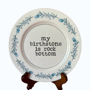 My Birthstone Plate
