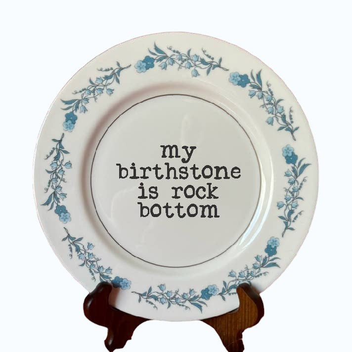 My Birthstone Plate