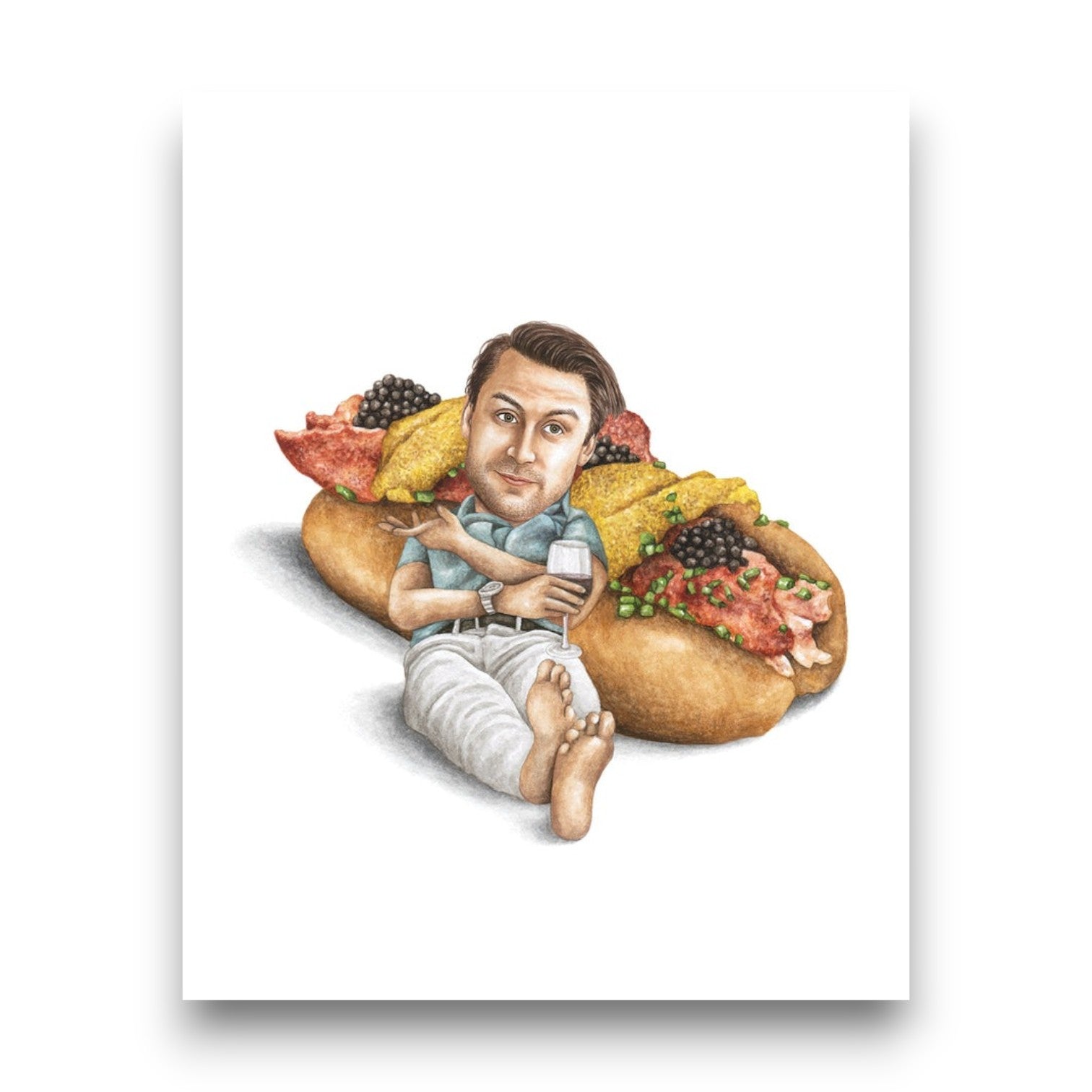 Roman Roy On Sandwich Print Art