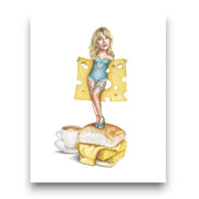 Sabrina Carpenter On Sandwich Print