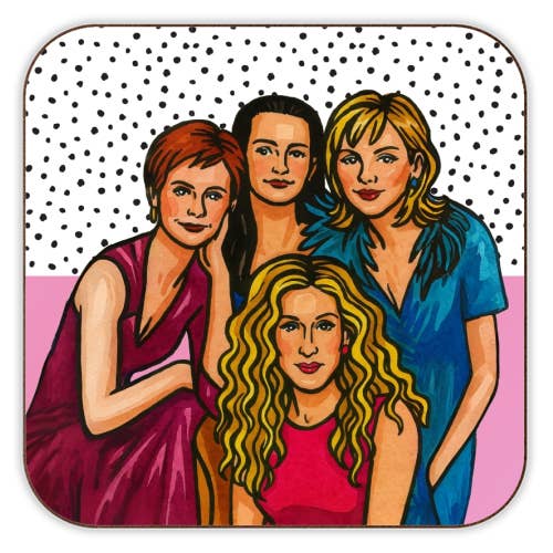 SATC Polka Dot Coaster