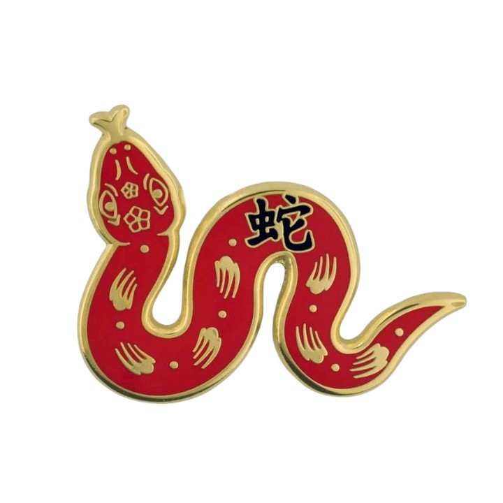 Zodiac Snake Pin