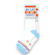 My Cat Is My Therapist Socks