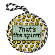 That's The Spirit Needlepoint Ornament