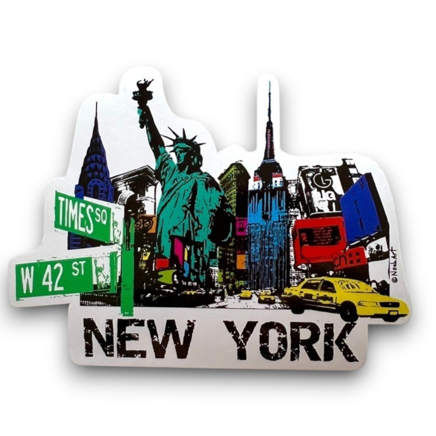 New York Skyline Sticker