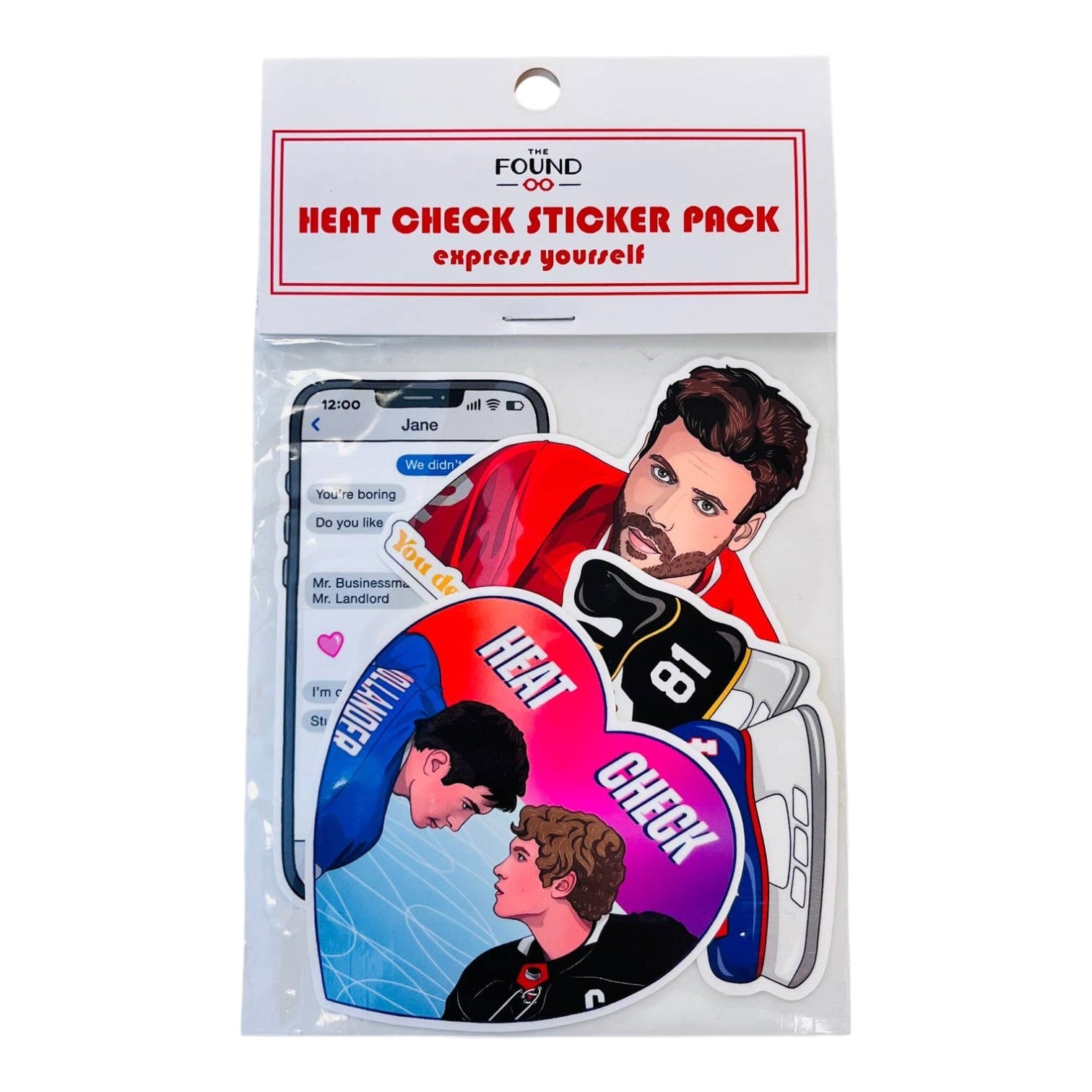 Heated Rivalry Sticker Pack