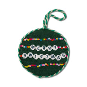 Merry Swiftmas Needlepoint Ornament