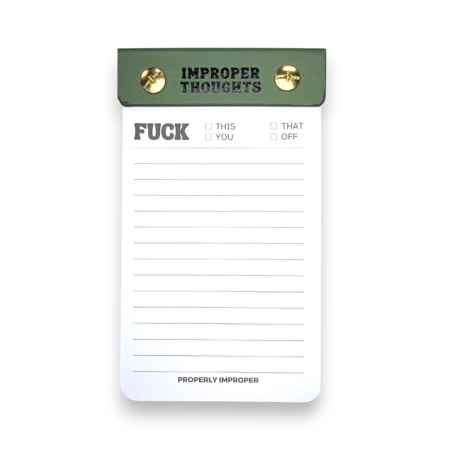 Tear Off Sheet Notepad