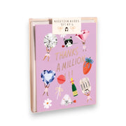 Thanks A Million Cards Set Pink