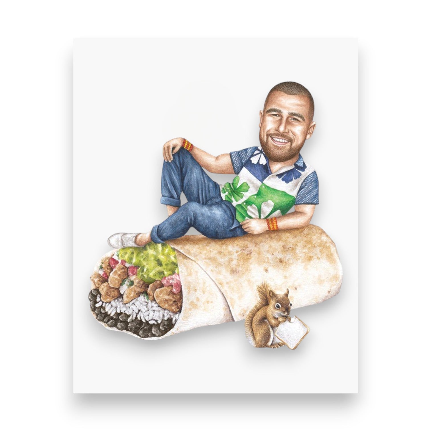 Travis Kelce Sandwich Print