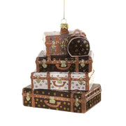 Luxury Stacked Luggage Ornament