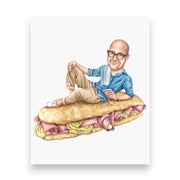 Stanley Tucci On Sandwich Print