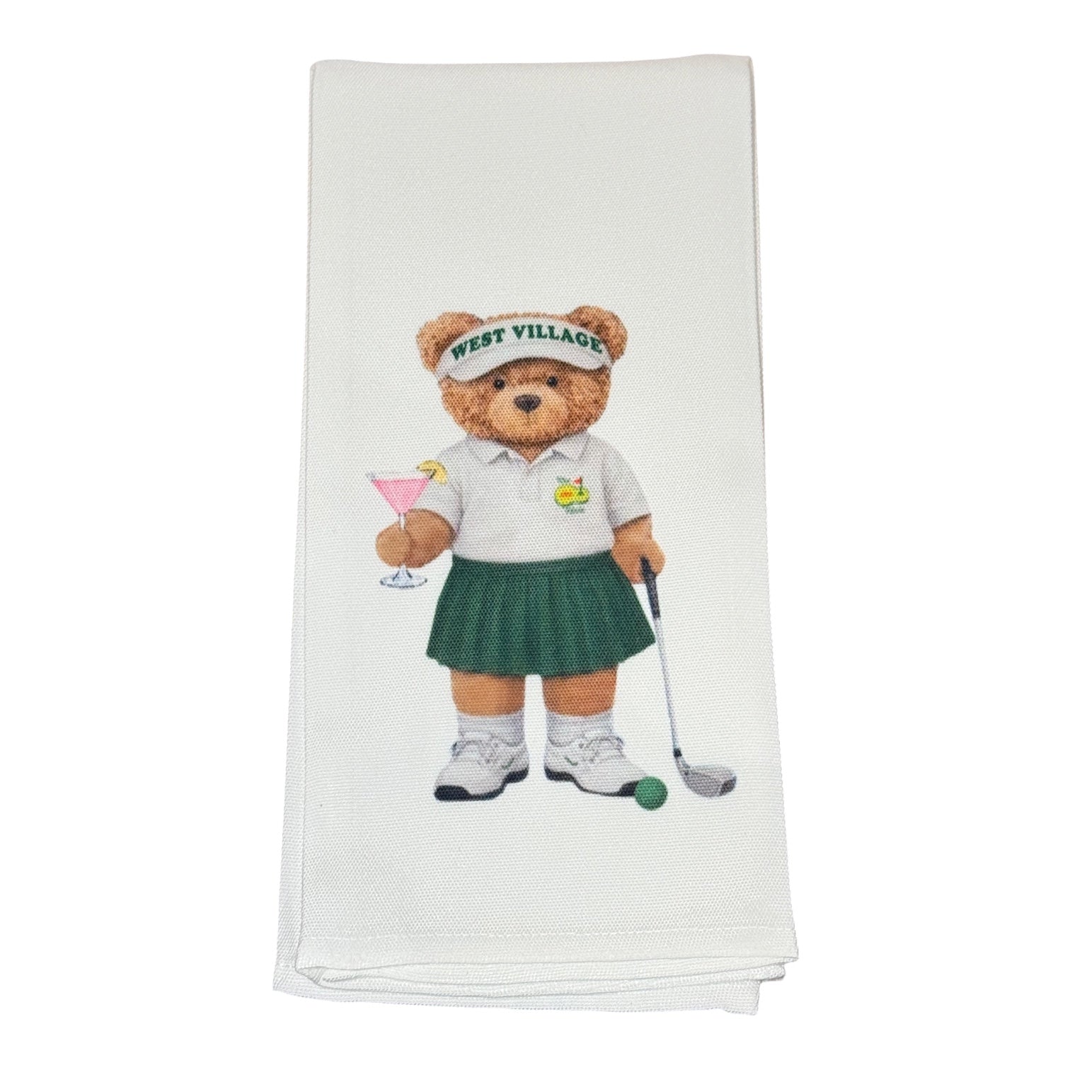 West Village Golf Bear Kitchen Towel