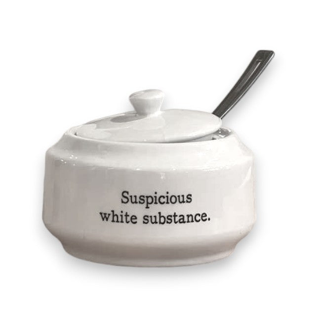 Suspicious White Substance Sugar Bowl