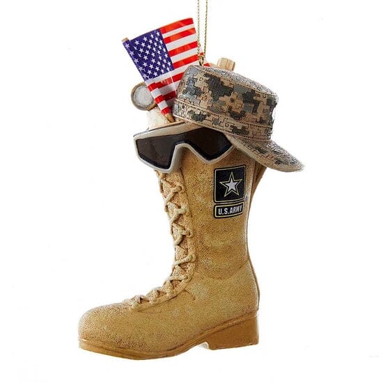 Army Boot Ornament