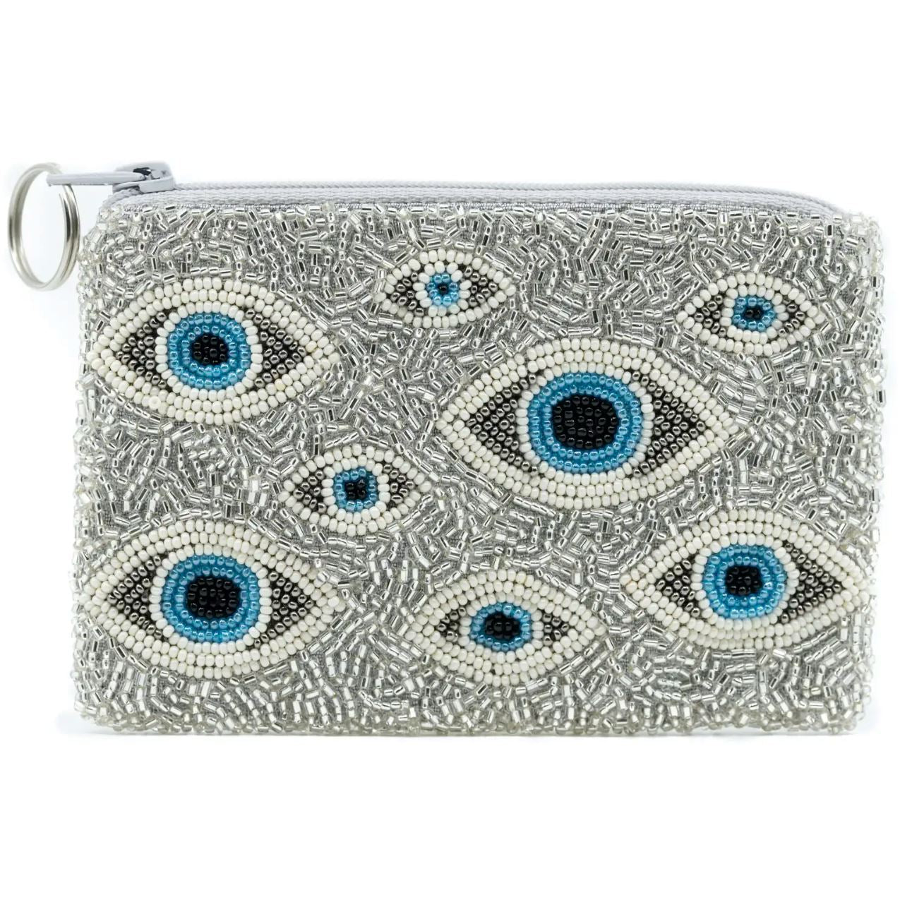Eyes Silver Coin Purse