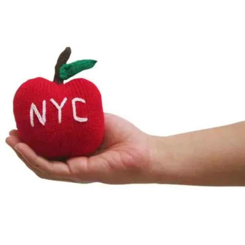 Big Apple Baby Rattle Toy