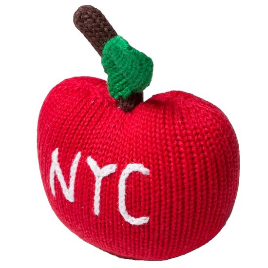 Big Apple Baby Rattle Toy