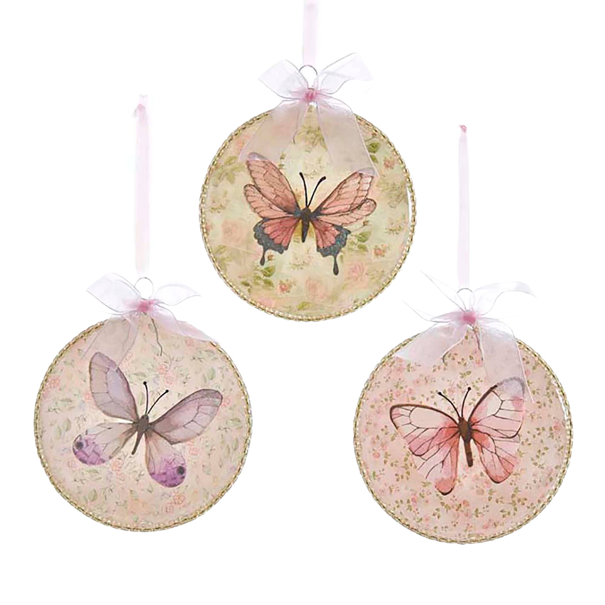 Butterfly Disc Ornament