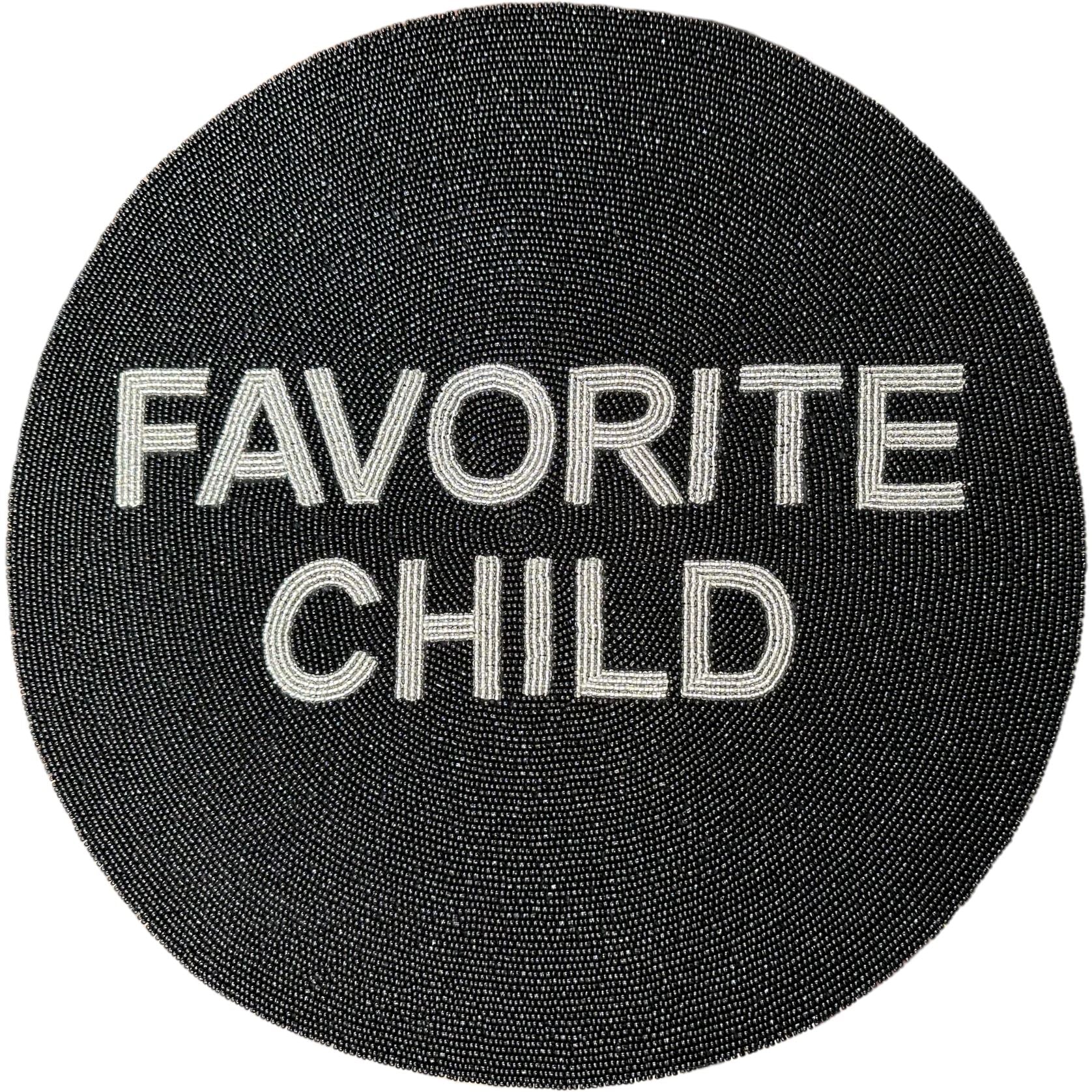 Favorite Child Beaded Placemate