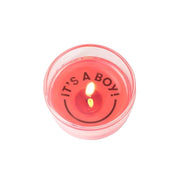 It's A Boy Secret Message Candle